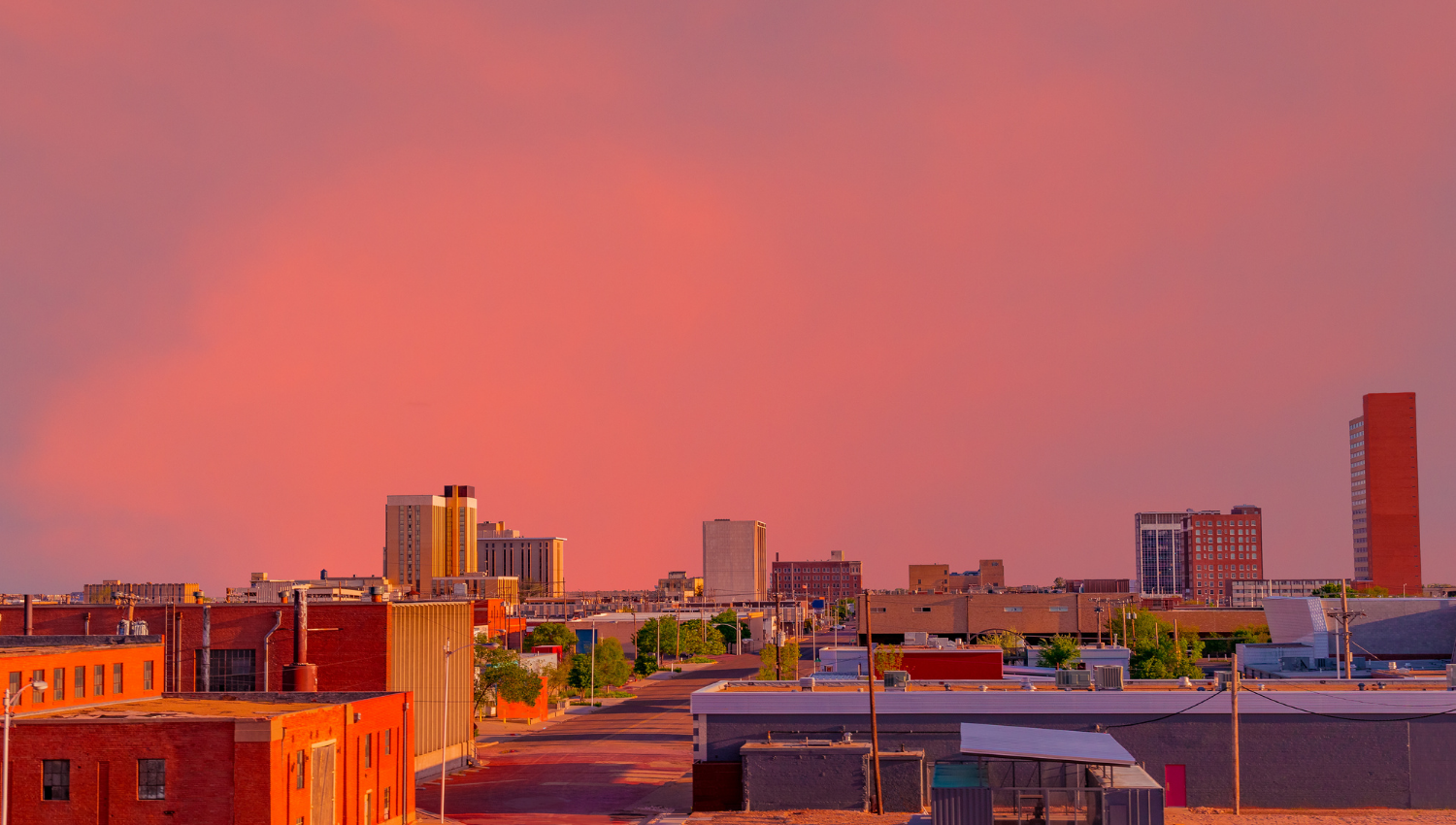 City Skyline Header - West Texas